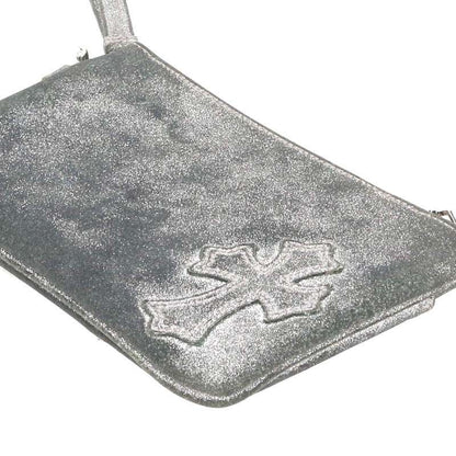 Chrome Hearts ZPR CHNG PURSE2 Glitter Change Purse Gray