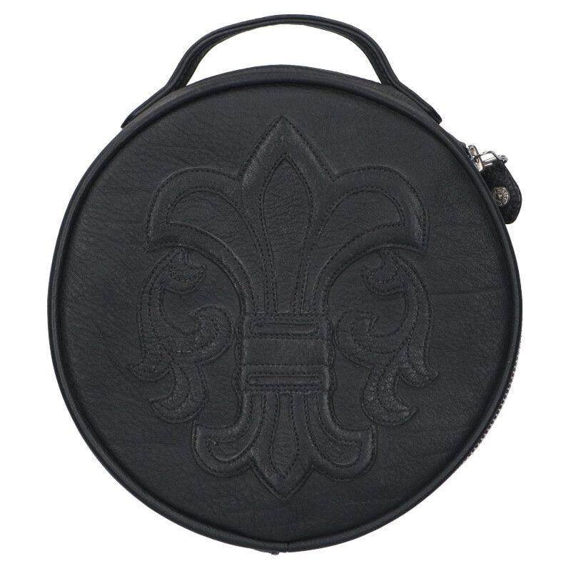 Chrome Hearts BS Flare Leather Case w/ Cable Black