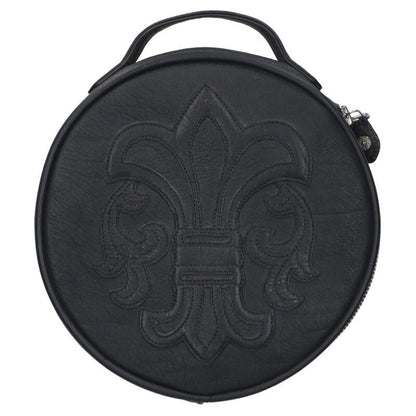 Chrome Hearts BS Flare Leather Case w/ Cable Black