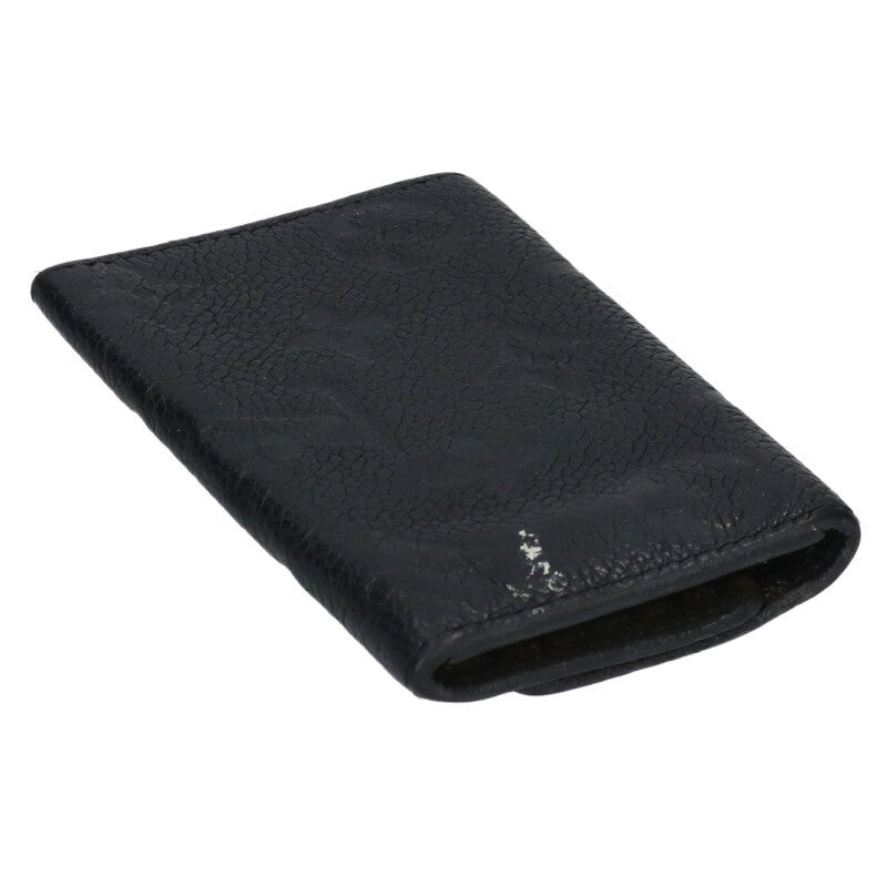 Louis Vuitton Monogram Leather Key Case Black