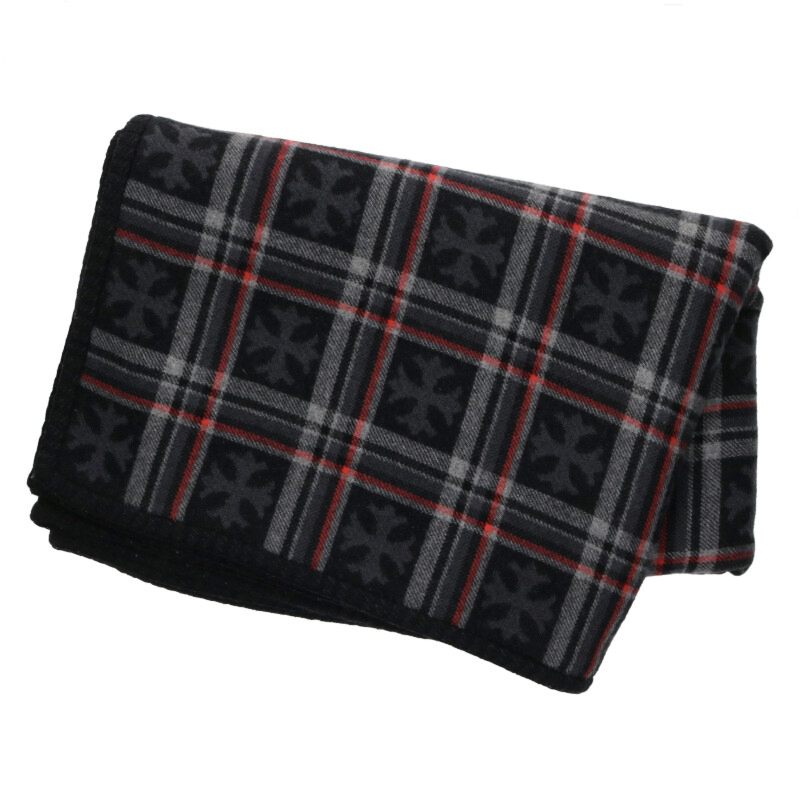 Chrome Hearts CH All-Over Cashmere Large Blanket Black