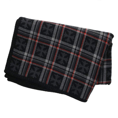 Chrome Hearts CH All-Over Cashmere Large Blanket Black