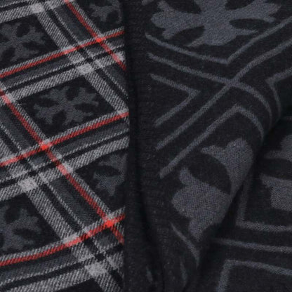 Chrome Hearts CH All-Over Cashmere Large Blanket Black