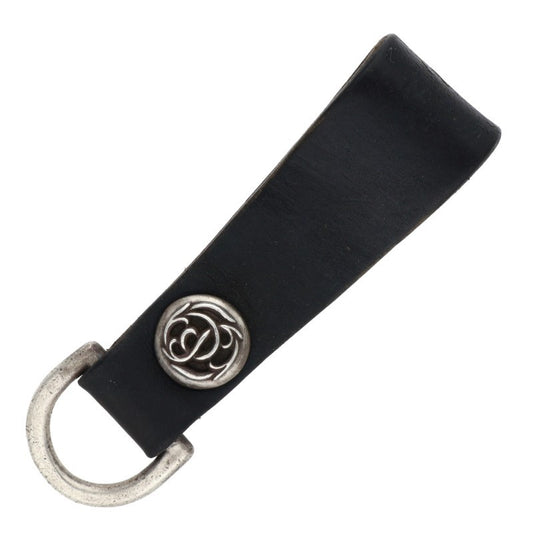 Chrome Hearts Floral Ball Belt Loop Black x Silver