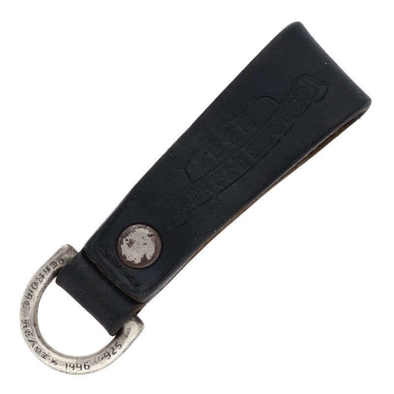 Chrome Hearts Floral Ball Belt Loop Black x Silver