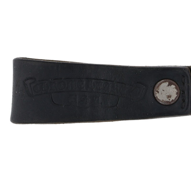 Chrome Hearts Floral Ball Belt Loop Black x Silver