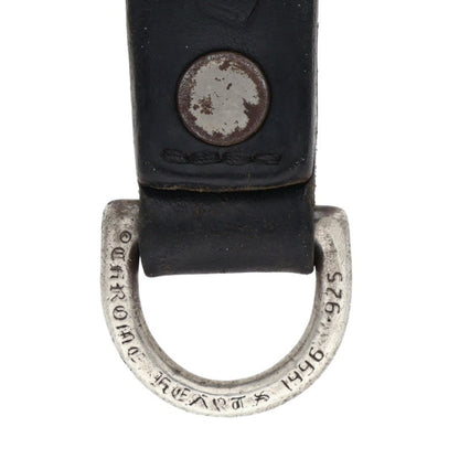 Chrome Hearts Floral Ball Belt Loop Black x Silver