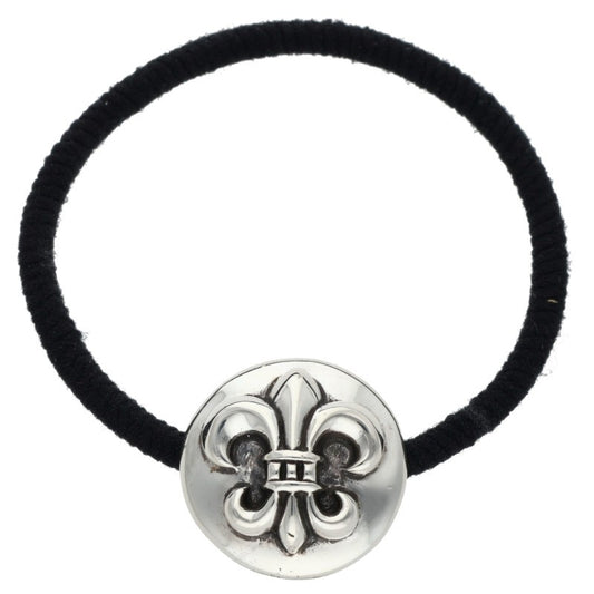 Chrome Hearts Flared button hair tie Silver x Black Multi