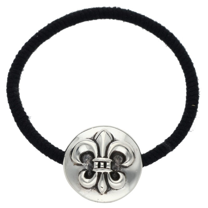 Chrome Hearts Flared button hair tie Silver x Black Multi