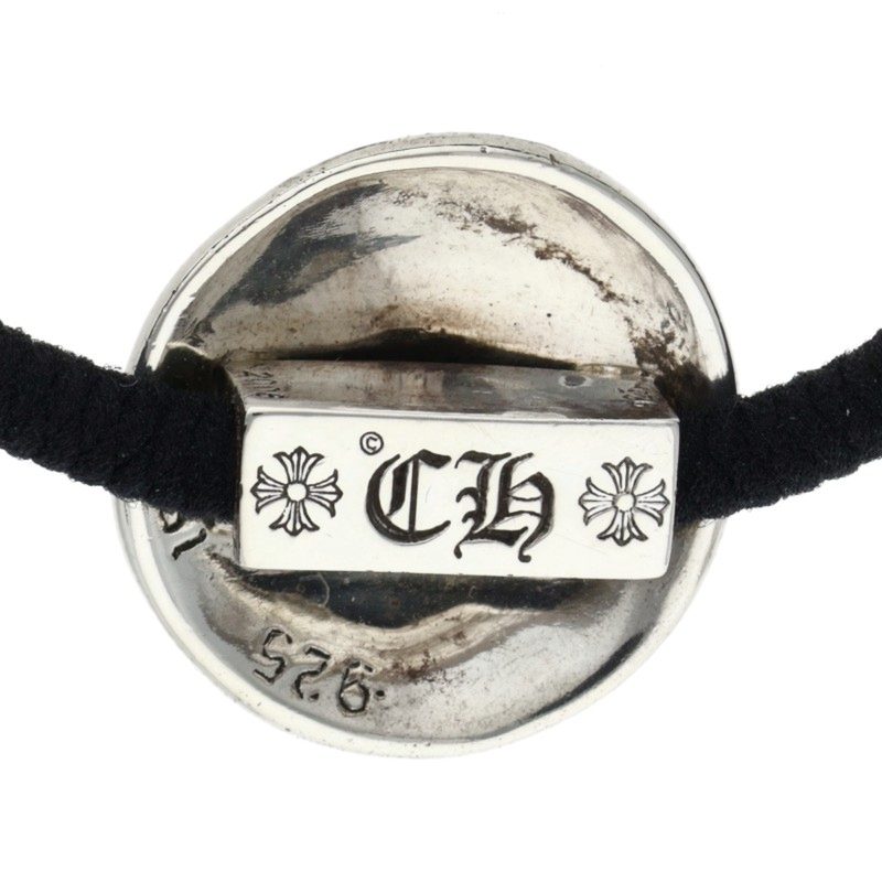 Chrome Hearts Flared button hair tie Silver x Black Multi