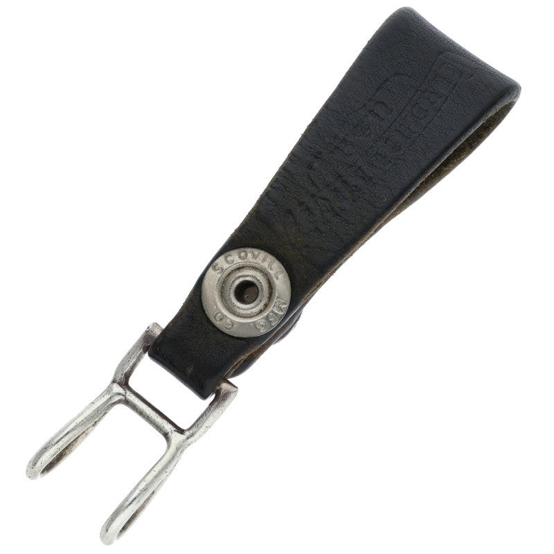 Chrome Hearts Star Leather Belt Loop Black x Silver