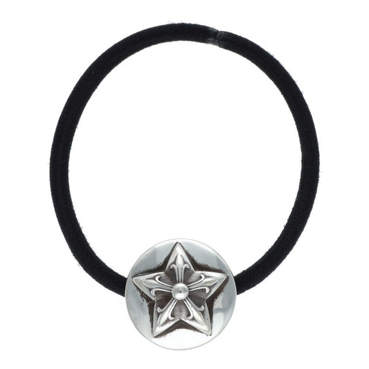 Chrome Hearts Star Button Hairband Silver Concho