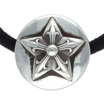 Chrome Hearts Star Button Hairband Silver Concho