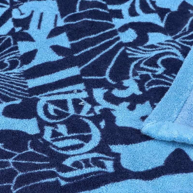 Chrome Hearts Patterned beach towel Blue