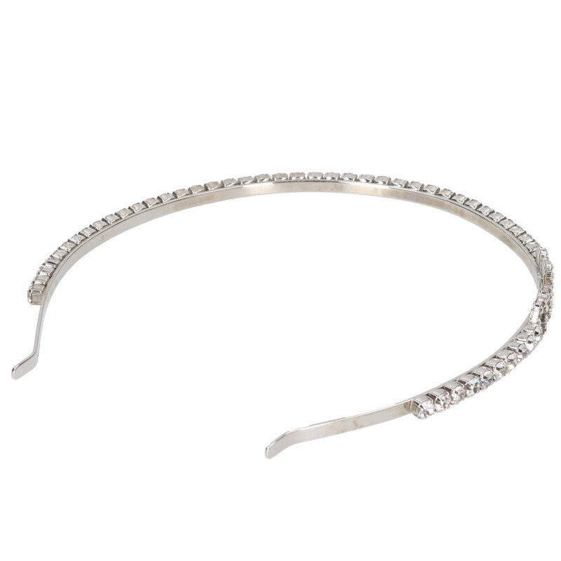 miumiu Stone Embellished Headband Clear