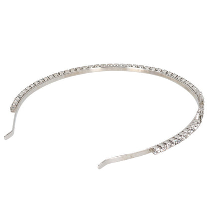 miumiu Stone Embellished Headband Clear