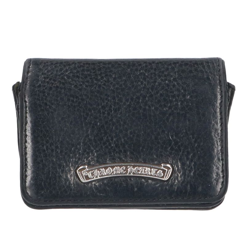 Chrome Hearts Arch Logo Plate Leather Card