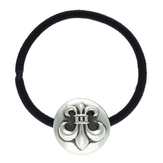 Chrome Hearts Flared button hair tie Silver x Black