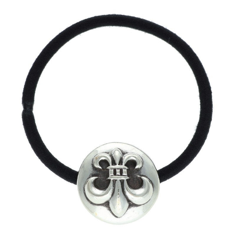 Chrome Hearts Flared button hair tie Silver x Black