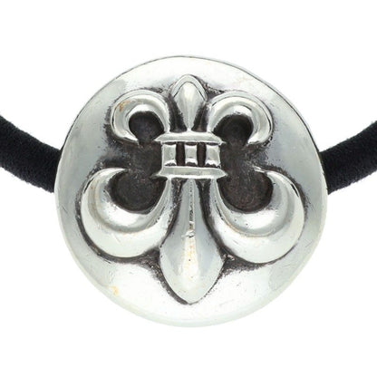 Chrome Hearts Flared button hair tie Silver x Black