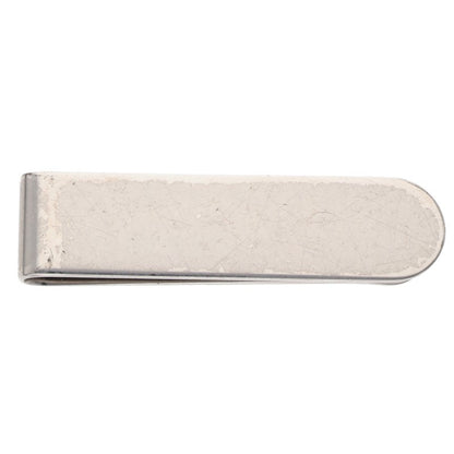 Saint Laurent Paris Logo Silver Money Clip Silver One Size