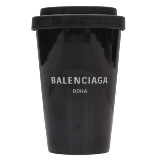 Balenciaga Logo Print Tumbler Black