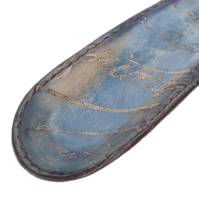 Berluti Calligraphy Shoehorn Blue