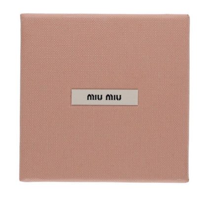 miumiu Leather Pinwheel Brooch Blue/White/Gold