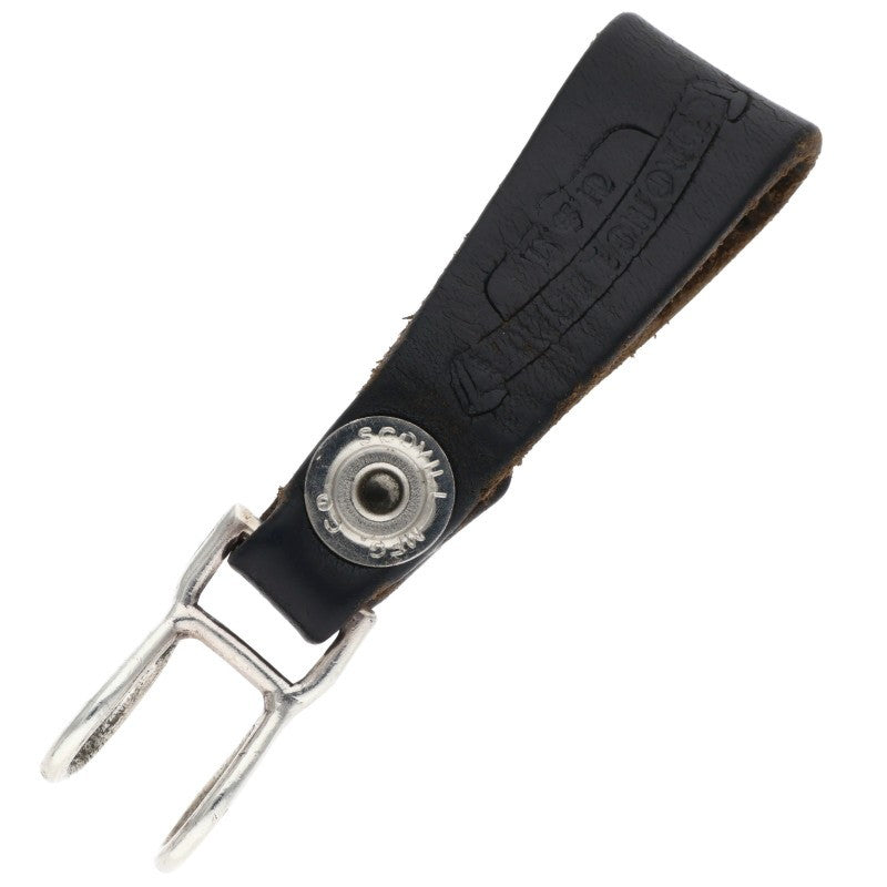 Chrome Hearts Star Leather Belt Loop Black x Silver