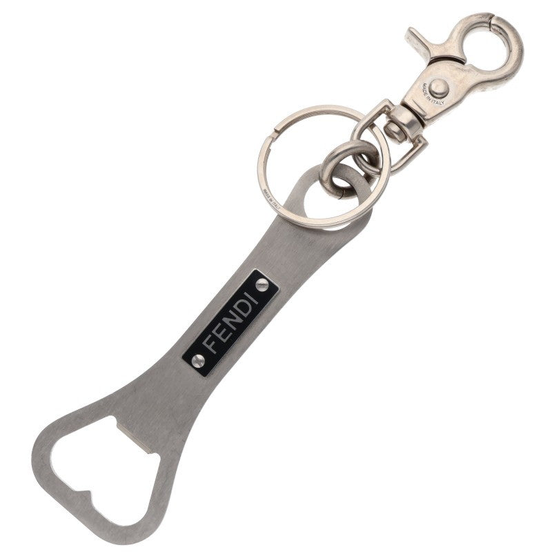 FENDI 7AP062 Bottle Opener Keyring Silver Size ONE SIZE