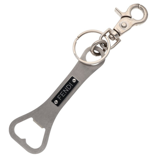 FENDI 7AP062 Bottle Opener Keyring Silver Size ONE SIZE