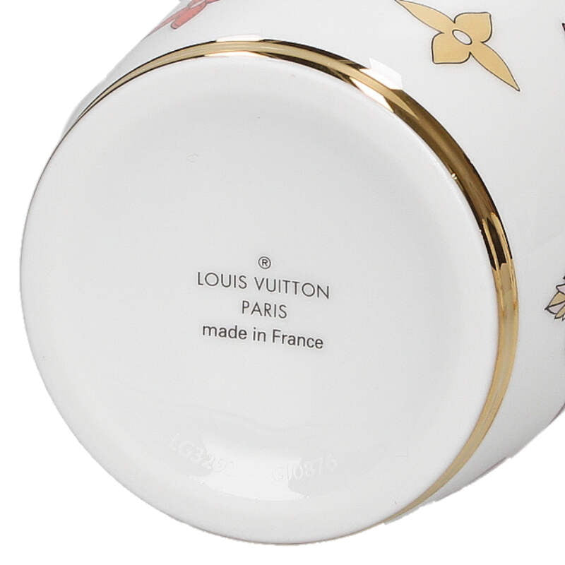 LOUISVUITTON GI0876 Monogram Cups Set of 4 White