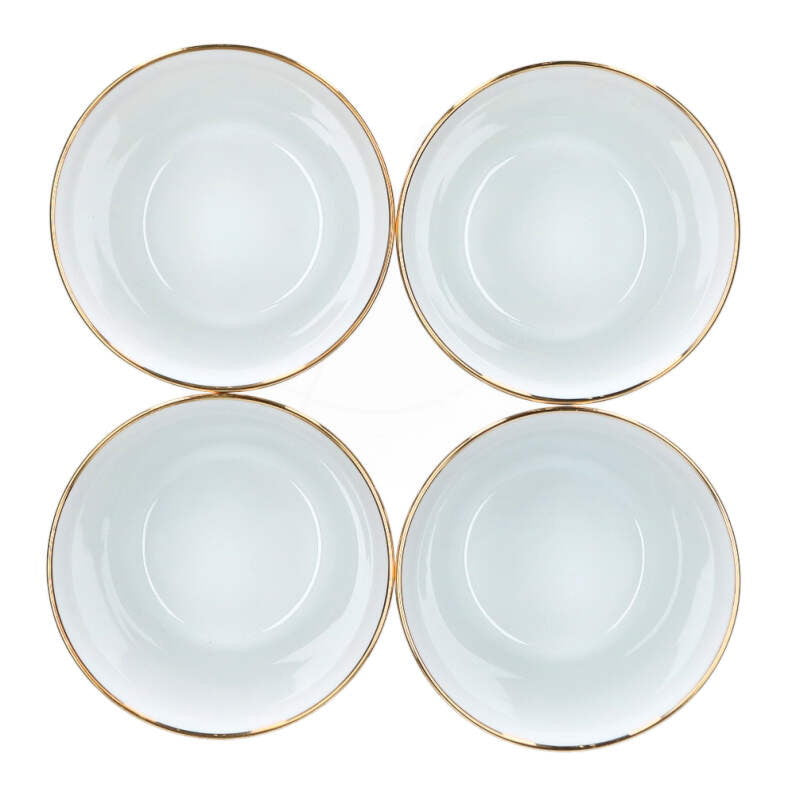 LOUISVUITTON GI0876 Monogram Cups Set of 4 White