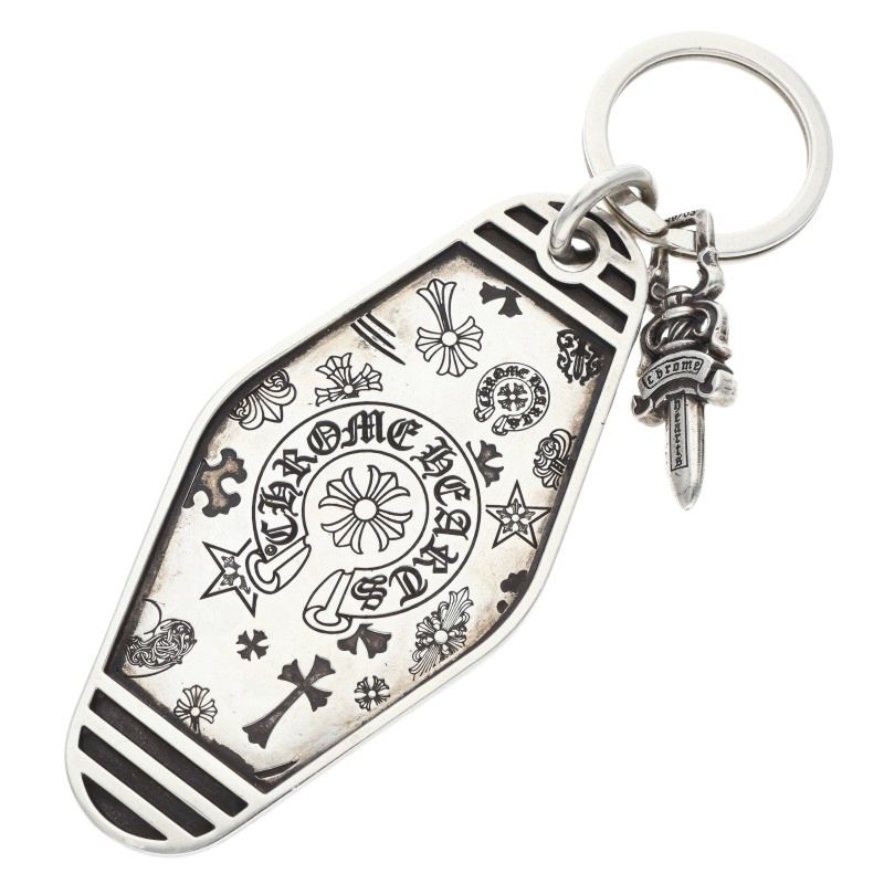 Chrome Hearts LARGE HOTEL KEY Silver Keyring Size ONE SIZE