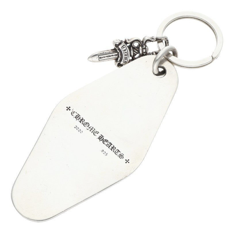 Chrome Hearts LARGE HOTEL KEY Silver Keyring Size ONE SIZE