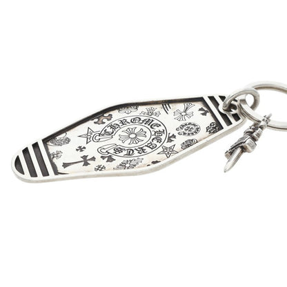 Chrome Hearts LARGE HOTEL KEY Silver Keyring Size ONE SIZE