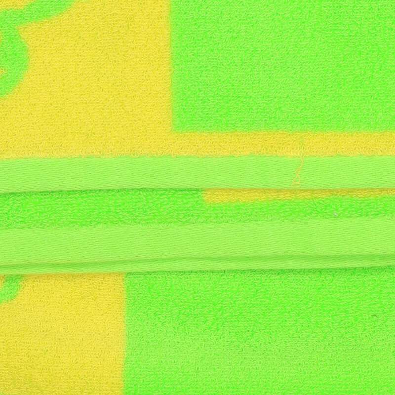 Chrome Hearts Logo All-Over Beach Towel Light Green Yellow