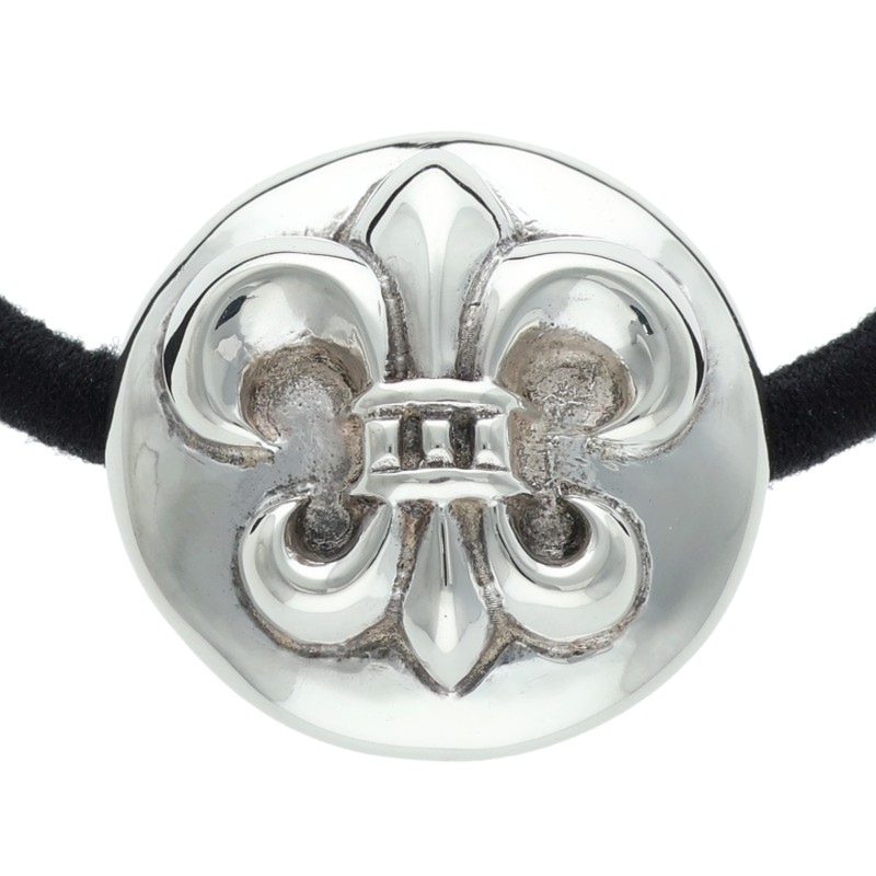 Chrome Hearts BS Flare Button Silver Hairband