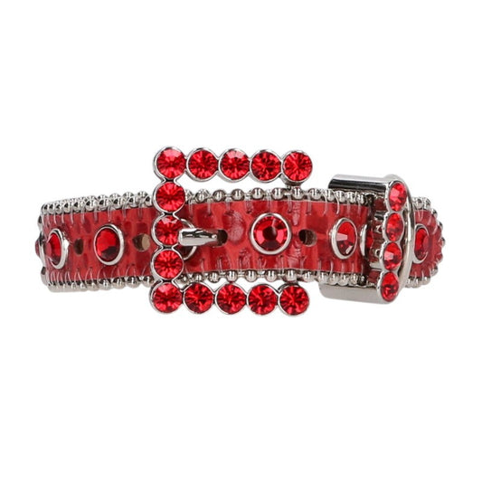 Supreme Studded dog collar Red
