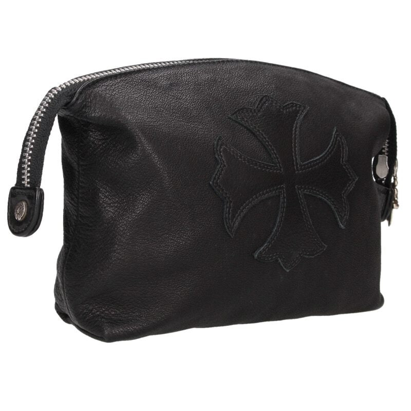 Chrome Hearts CH Plus Patch Leather Pouch Size ONE SIZE