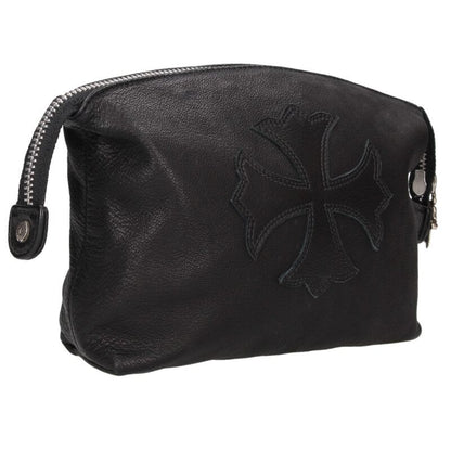 Chrome Hearts CH Plus Patch Leather Pouch Size ONE SIZE