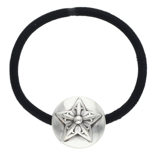 Chrome Hearts Star Button Hair Tie Silver