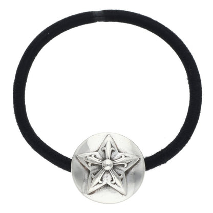 Chrome Hearts Star Button Hair Tie Silver