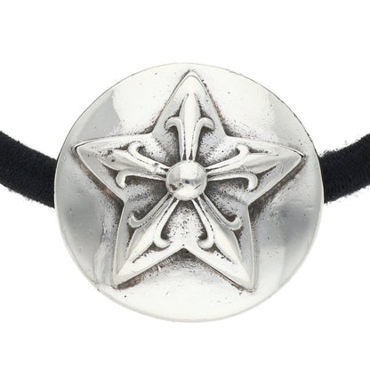 Chrome Hearts Star Button Hair Tie Silver
