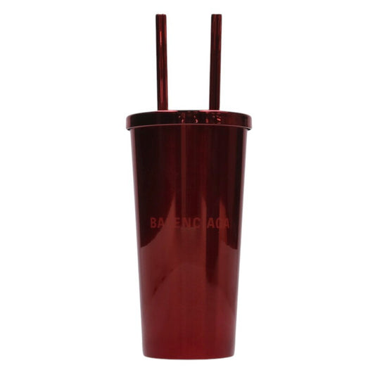 Balenciaga Logo Printed Tumbler Red
