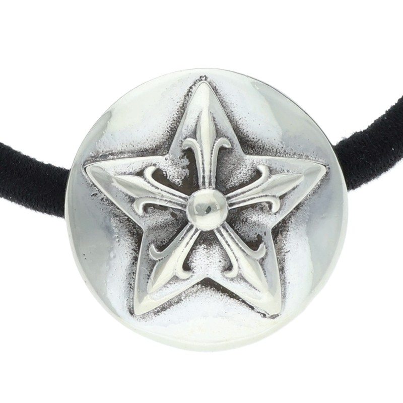 Chrome Hearts Star button hair tie Silver