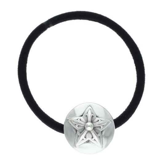 Chrome Hearts Star Button Hair Tie Silver x Black