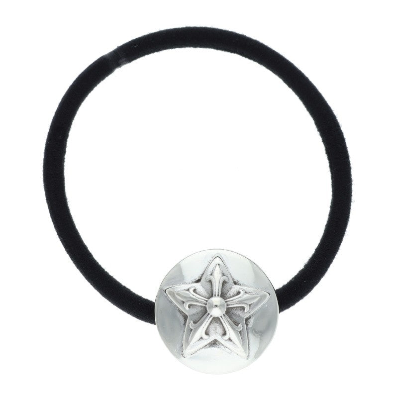 Chrome Hearts Star Button Hair Tie Silver x Black