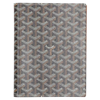 GOYARD Castiglione Cover Herringbone Book Cover Black
