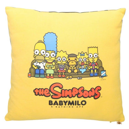 A BATHING APE Character Print Camo Cushion Multi